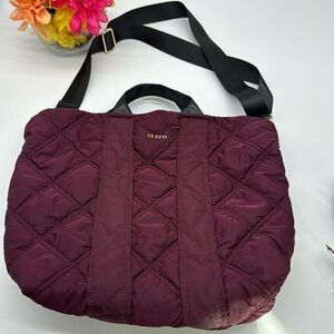 Kedzie Quilted Purple Tote Bag MCB8808R